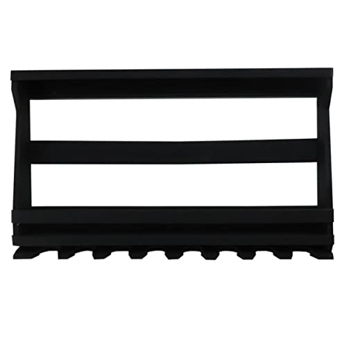 Adega de Parede Madeira Pinus Preto p/ 9 Garrafas e 8 Taças