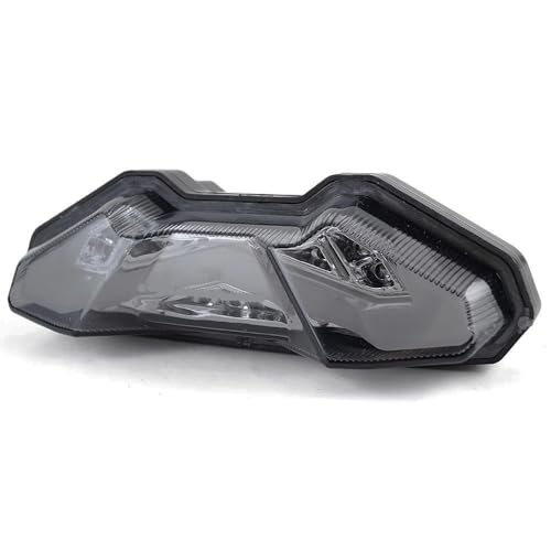 Feu arrière de moto clignotant frein intégré MT09 transparent pour une visibilité accrue