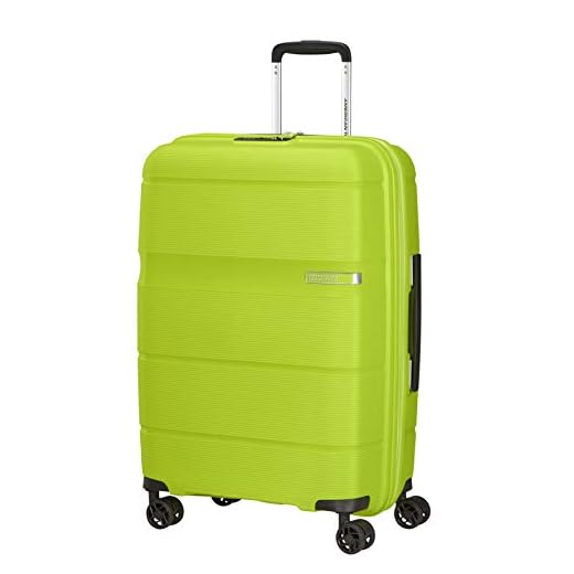 American Tourister Linex - Spinner S, Equipaje de mano, 55 cm, 34 L, Verde (Key Lime)