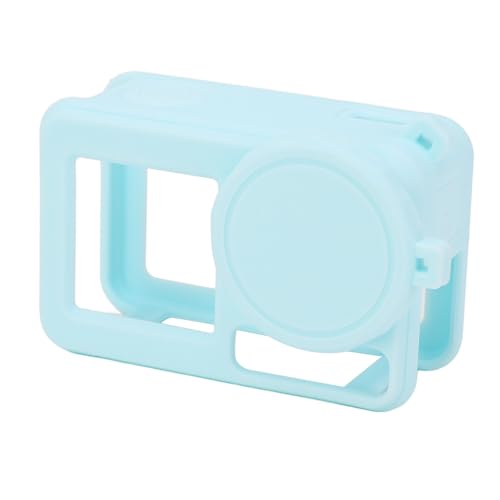 Cover per Fotocamera e Copriobiettivo Custodia per Lavabile Antigraffio per Action 5 Pro silicone blu