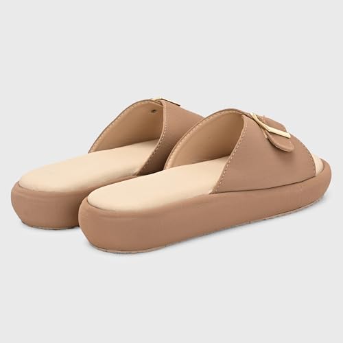 Image of Centrino Women's Sandals | Elegant Stylish Slip-On Chappals for Ladies |Lightweight & Breathable Slippers /Flip-Flops| Durable Outdoor Synthetic Casual Wear,Party and Formal Occasions(9322)