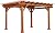 U-MAX Wood Pergola 12'x10' Cedar Wood Gazebo with Durability, Stability, Structure, Snow and Wind Supported,Mirador Outdoor Pergola for Patio Deck Garden Backyard and Patio