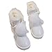 Bottes de neige pour femmes garder au chaud épaissi mignon boule de poils bottines confort sans lacet décontracté plate-forme doublée en peluche chaussons d'hiver
