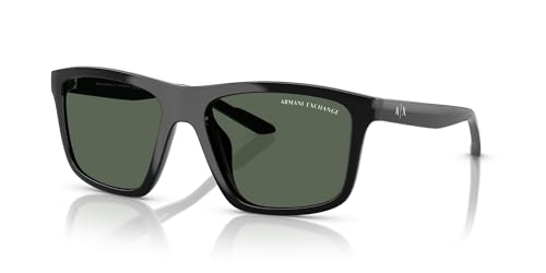 Image of Armani Exchange mens Ax4149su Universal Fit Square Sunglasses