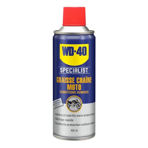 Graisse chaîne idéale off-road WD-40 Specialist Moto aérosol 400 ML