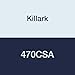Killark 470CSA DURALOY 7 Series Cast Aluminum Cover, 1-1/4" Hub, 5-1/2" x 2-3/16" x 3/8"