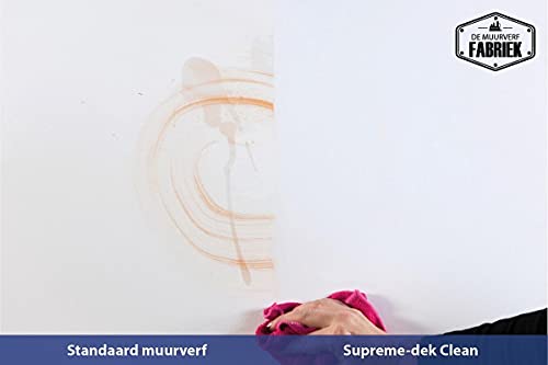 De Muurverffabriek | Muurverf Clean | Wit | Reinigbare muurverf | 10 liter - Image 8