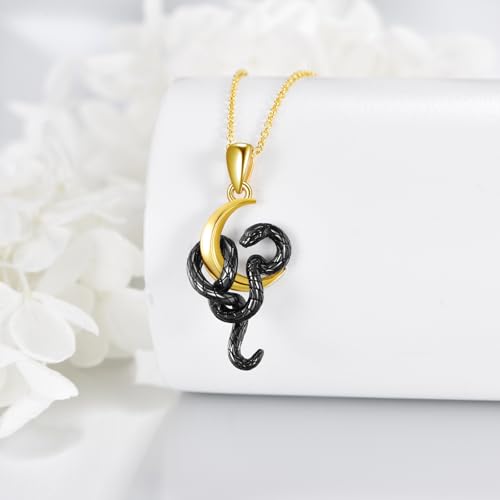 Collar de serpiente hipoalergénico en plata 925 para mujer 4
