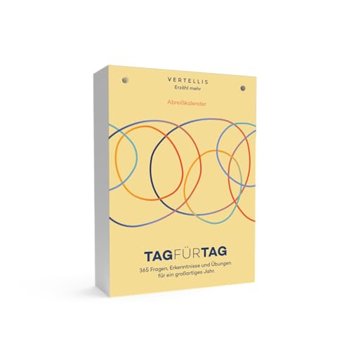 Vertellis Abreißkalender Tag für Tag – 365 Fragen, Impulse & Übungen für mehr Achtsamkeit und Inspiration