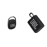 JBL Clip 4 Altavoz inalámbrico con Bluetooth, Resistente al Agua (IP67) y al Polvo Negro & GO 3 - Altavoz inalámbrico portátil con Bluetooth,...