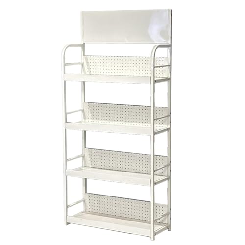 Étagère de rangement pour supermarché sur roulettes avec paniers ajustables