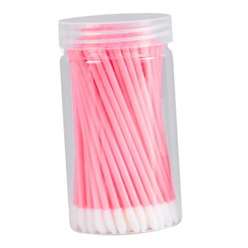 CTIRCHIU 200個 入り使い捨てリップブラシ 柔らかい毛先で均一な発色 リップグロス 口紅用 携帯便利メイクアップツール ラン ランダムカラー