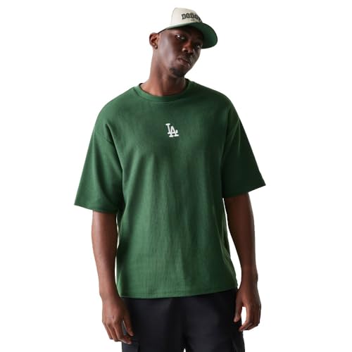 Camiseta New Era MLB Los Angeles Dodgers textura premium detalles bordados exclusivos