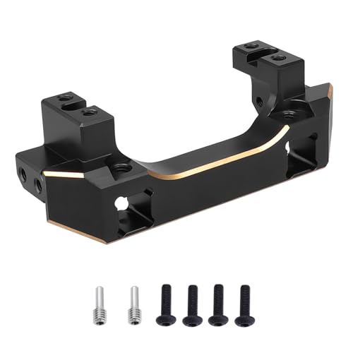 Hobbypark 87.8g/pc Heavy Duty Brass Front Bumper Servo Mount for Traxxas TRX-4 TRX4 1/10 RC Crawler Car Scale & Trail Truck