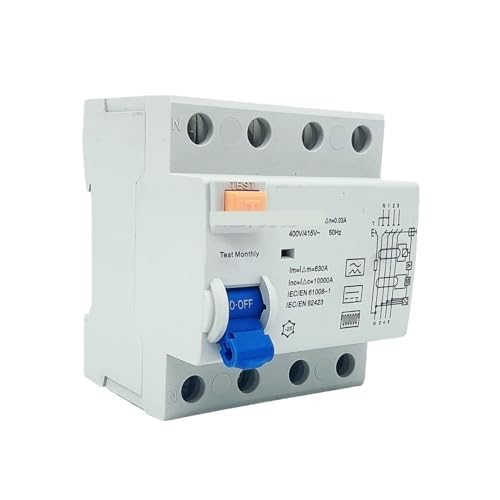 Protecteur de fuite de courant NISZA 4P pour couper l'alimentation en cas d'anomalie