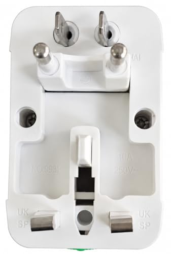 Image of Universal Travel Adapter with Surge Protection, Multiple Plug Types, Compatible with 150+ Countries, Compact and Lightweight