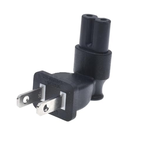 Adaptador de enchufe en ángulo recto para conectar TV a la pared sin doblar cables 1