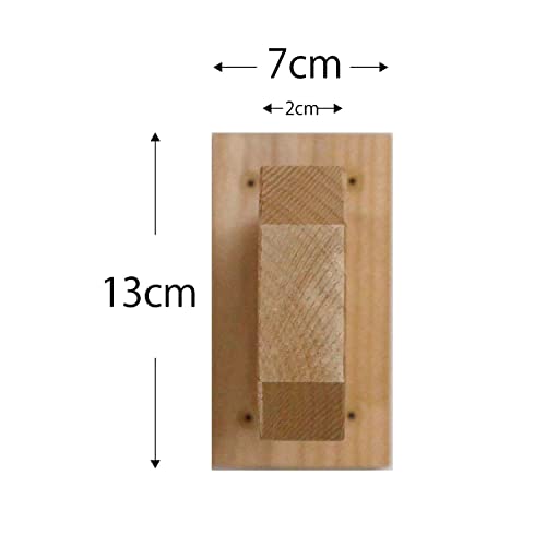 のれん受け 木製 ロング通しタイプ【天井・間口外側用】【長いのれん掛け】【径30mmまで対応】【日本製】 [2]