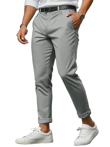 Image of Noble Monk Mens Mid Rise Formal Pants | Stylish Regular Fit Wear Trousers for Office Or Party | Solid Formal Trouser