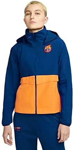 Nike Jaqueta de futebol feminina FC Barcelona AWF, azul vazio/lar...