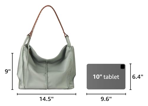 Image of The Sak Los Feliz Hobo Purse - Premium Large Leather Women's Handbag for Everyday & Travel - Durable Purse With Zipper Pocket