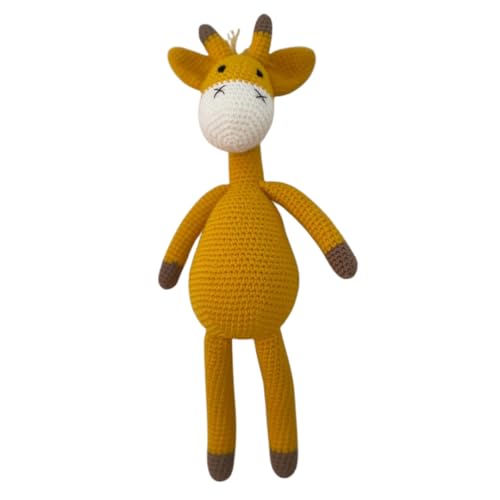 Uzun the Giraffe, 15-inch Crochet Stuffed Animal...