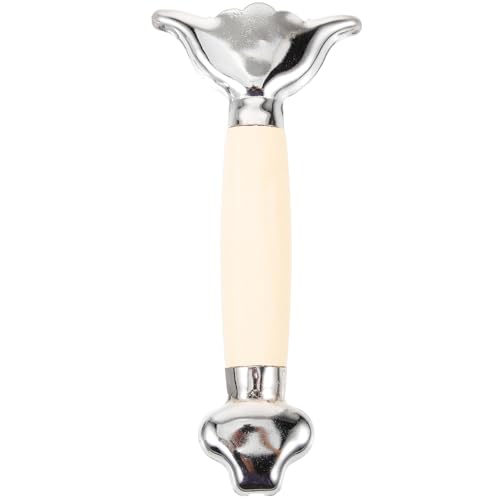 Yardwe Sword Hilt Accessories Copper Replacement Handle with Metal Hand Guard for Tai Chi and Martial Arts Practice Swords 3.15 X 1.38 X 0.39 Inches