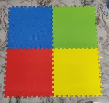 Image of Fit Spree Eva Interlocking Puzzle mats Keep Your Floor Protected Against Scratches, Scuffs, and dents, Especially When Used for Your Home Gym, Garage, or Children's Play Area.