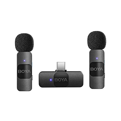 Microfone de Lapela Boya By-V20 USB C