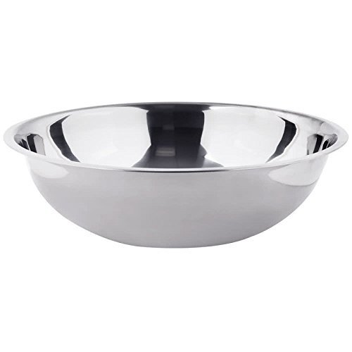 Royal IndustriesMixing Bowl, Stainless Steel, 13 qt, 16 1/4" Diam x 5 1/4" Depth, Commercial Grade