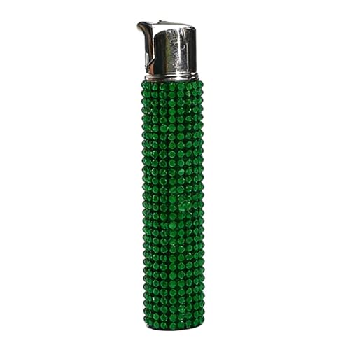 Encendedor de butano delgado con diseño mini de diamantes miniatura 1