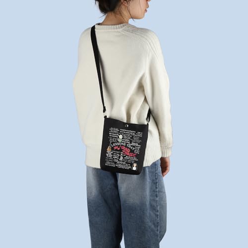 MNIGIU The Sound of Musical Encouragement Quote Crossbody Bag The Sound of Musical Merch For The Sound of Musical Fans3