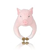 ANNE & SOUL Women's 3D Cartoon Pink Piggy Ring Resin Crafts