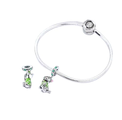 Abalorio yorkshire plata 925 compatible Pandora abalorios pulsera perro 4