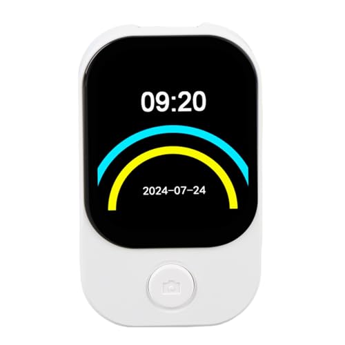 RASTKY Reproductor de MP3 HiFi Reproductor de Música con Pantalla Táctil de 2,01 Pulgadas para Disfrutar de la Música Inalámbrica para Amantes de la MúsicaBlanco (Tarjeta de Memoria pequeña de 16G)