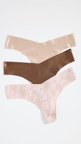 Image of commando Women's Precious Metals Thong 3 Pack