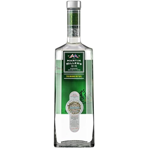 Martin Millers Gin, Summerful Edition - Super Premium Gin, Icelandic spring water, Distilled in England - 40% ABV, 70cl, Great Father's Day Gift