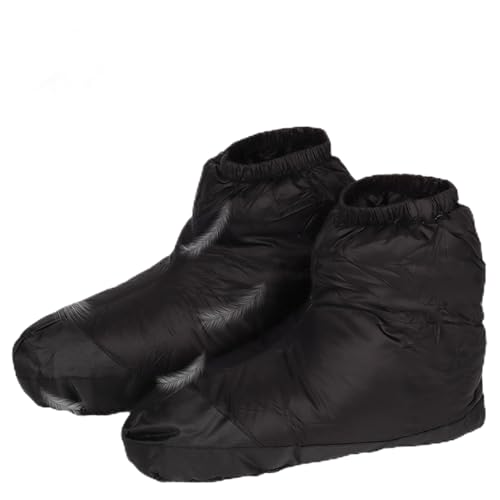 Pantoufles de camping chaudes imperméables en duvet ultra léger