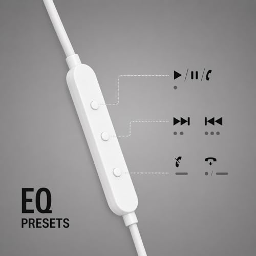 Image of Type C Wired Earphones for JBL Tun 310 C | High Fidelity Sound, Deep Bass, HD Calling Mic, Comfortable Fit, Strong Cable Compatible with All Type C Devices (White)