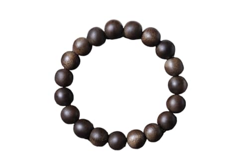 Bois d'agar véritable de Hainan bracelet de 10mm en aloès sauvage rare