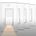 4Pack Decorator On/Off Paddle Rocker Light Switch With LED GuideLight, Single Pole, 3 Wire, Grounding Screw,15A 120VAC,Decora Interrupter Without Wall Switch Plates,Warm White LED Night Light