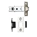 Price comparison product image Carlisle Brass TLE5030NP TLE Bolt-Through Mortice Latch Tubular, Polished Nickel, 3 inch (76mm)
