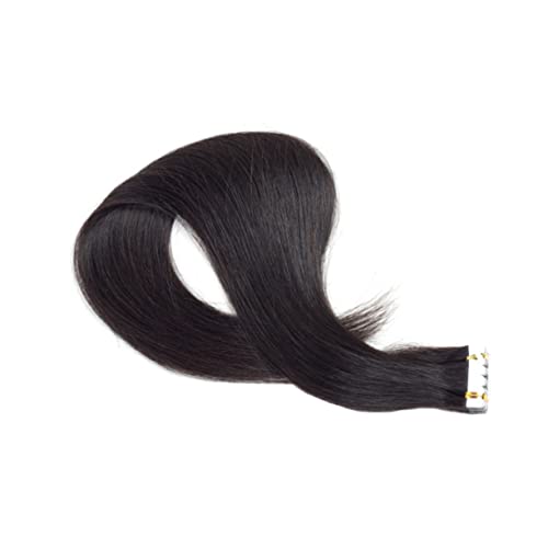 DOITOOL Haarverlängerungen Aus Echtem Haar Schwarze Extensions Natürliches Menschliches Haar Für Volumen