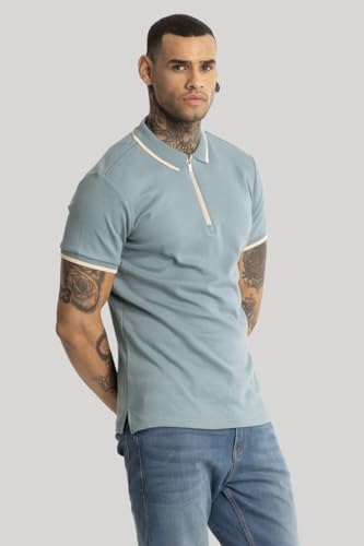 Image of SNITCH Bento Blue Plain Polo T-Shirts