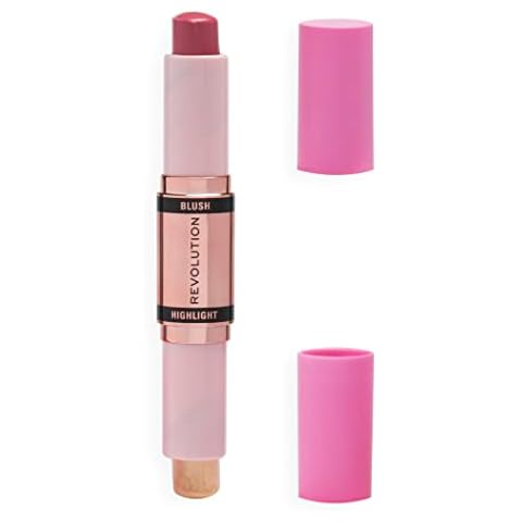 Barra de Colorete e Iluminador de Makeup Revolution, Mauve Glow Cover