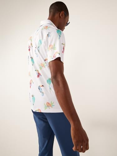 Chubbies Mens The Dude Where's Macaw (Performance Polo)3