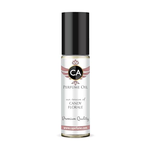 CA Perfume Impression of Candy Florale for Women Eau De Parfum Floral Fruity Gourmand Scent Long Lasting Perfumes for Women Travel Size TSA Ready for Day and Night Wear 0.33 Fl Oz 10ml