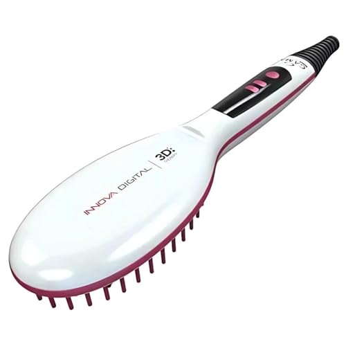 GA.MA Italy Professional - Innova Digital 3D, Spazzola Elettrica Lisciante, Temperatura Regolabile 150°-230°C, Setole...