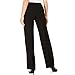 Kasper Women's Misses TAB Front Pant, Black, 12