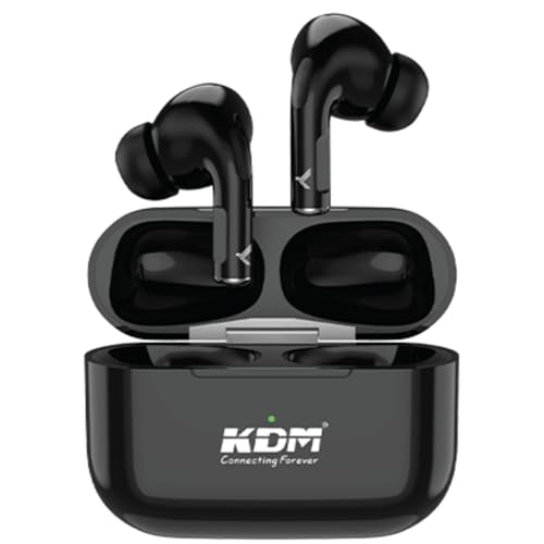 Image of KDM - A1 HOPPODS TWS, Wireless Earbuds, V5.4 BT, ENC Function, Upto 36 Hours, Black